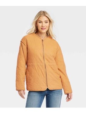Universal Thread Women's Corduroy Jacket Gold Size Large